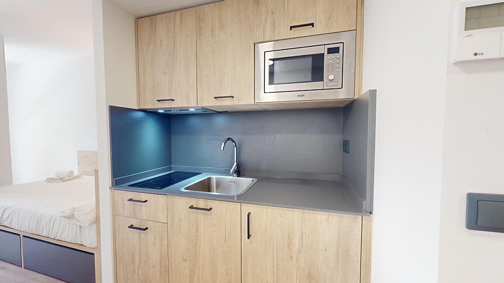 Individual con cocina