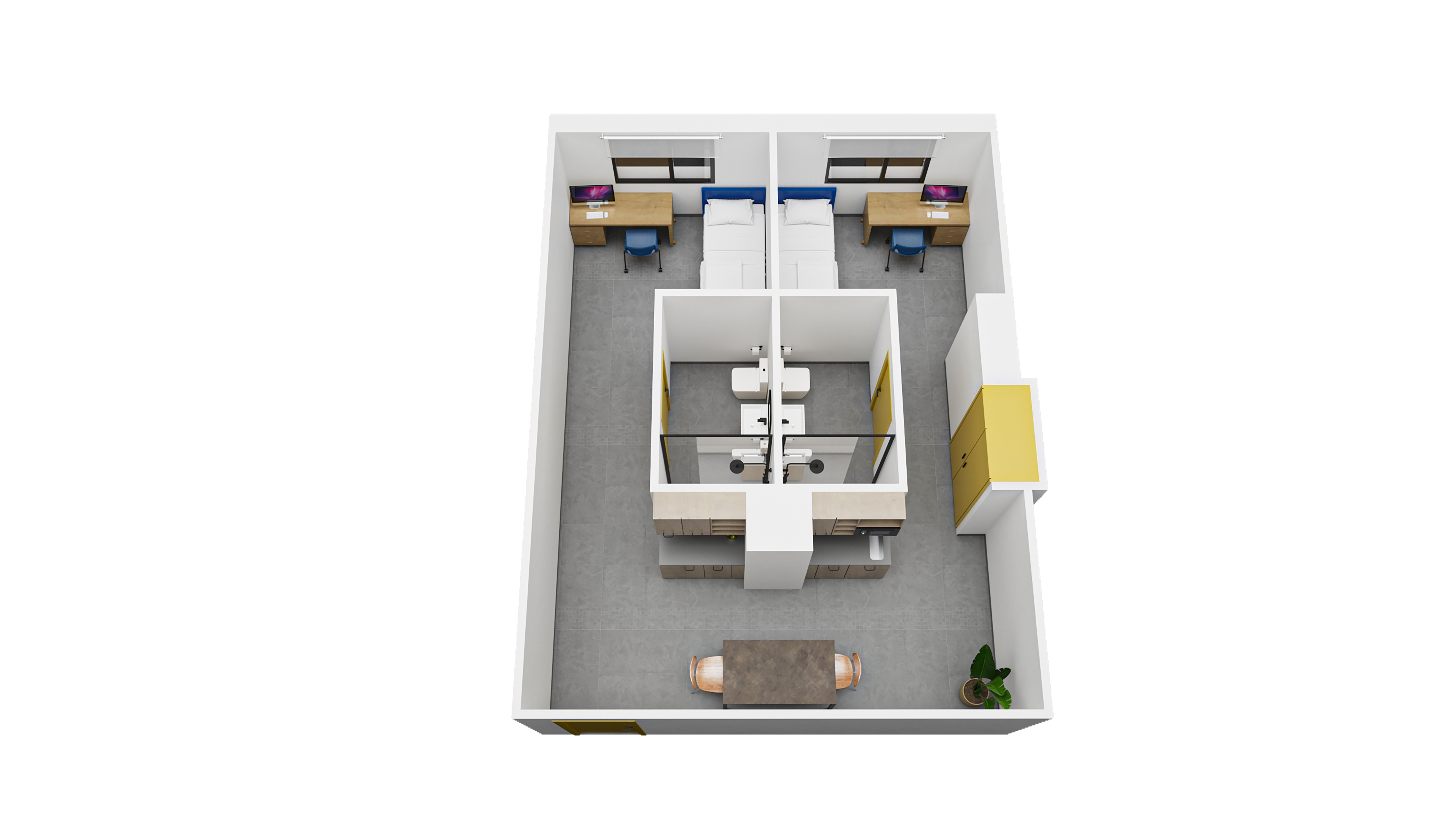 Individual en apartamento
